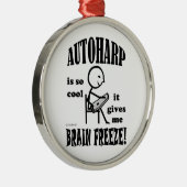 Autoharp, Brain Freeze Metalen Ornament (Rechts)