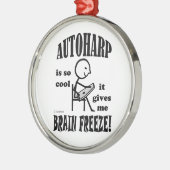Autoharp, Brain Freeze Metalen Ornament (Links)