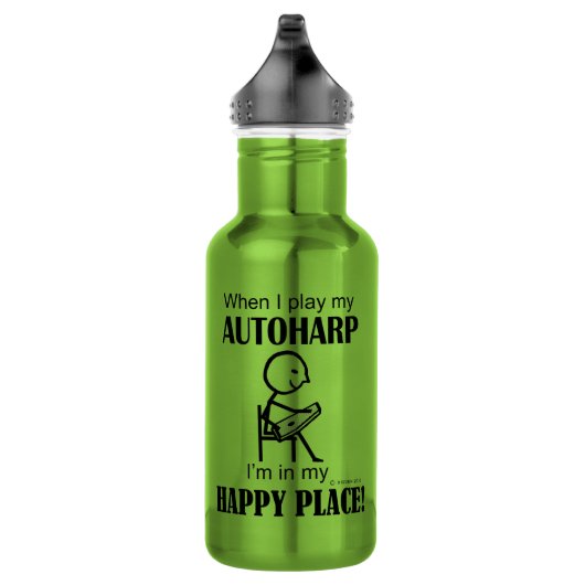 Autoharp Happy Place Waterfles (Rechts)