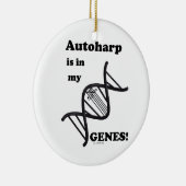 Autoharp in mijn genen keramisch ornament (Rechts)