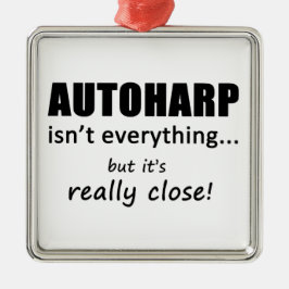 Autoharp is niet alles metalen ornament