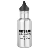 Autoharp is niet alles waterfles  (Links)