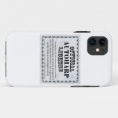 Autoharp-licentie Case-Mate iPhone Case (Achterkant (horizontaal))