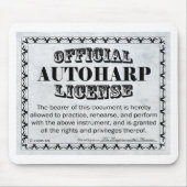 Autoharp-licentie Muismat (Voorkant)