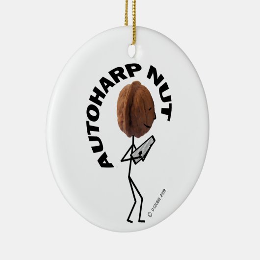 Autoharp Nut. Keramisch Ornament (Rechts)