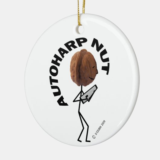 Autoharp Nut. Keramisch Ornament (Links)