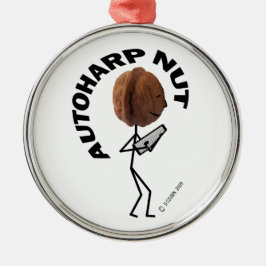 Autoharp Nut. Metalen Ornament