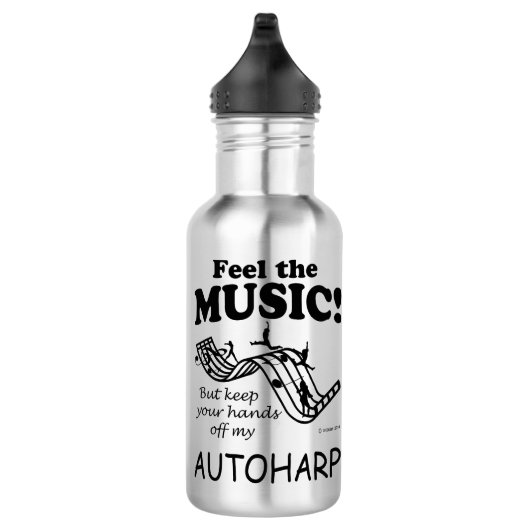 Autoharp voelt de muziek waterfles  (Rechts)