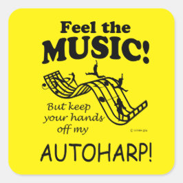 Autoharp voelt de Sticker Muziekplein
