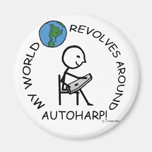 Autoharp - Wereld revolves rond Magneet (Voorkant)