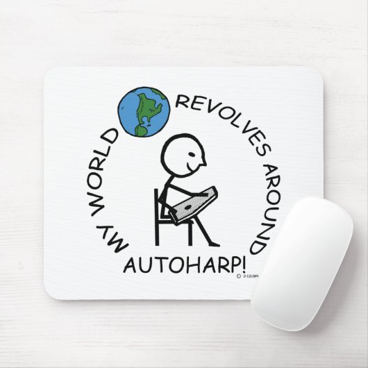 Autoharp - Wereld revolves rond Muismat (Met muis)