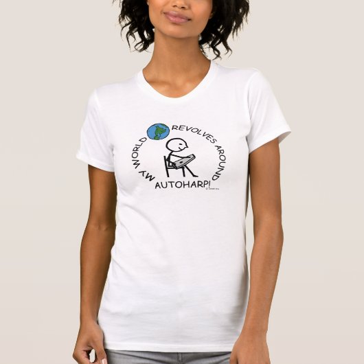 Autoharp - Wereld revolves rond T-shirt (Voorkant)