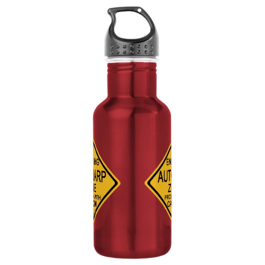 Autoharp Zone invoeren Waterfles (Achterkant)