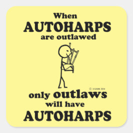 Autoharps Uitgebreide Square Sticker