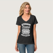 Autoimmune Disease Awareness Graphic Illness State T-shirt (Voorkant volledig)