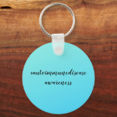 Autoimmune Disease Awareness Sleutelhanger (Voorkant)