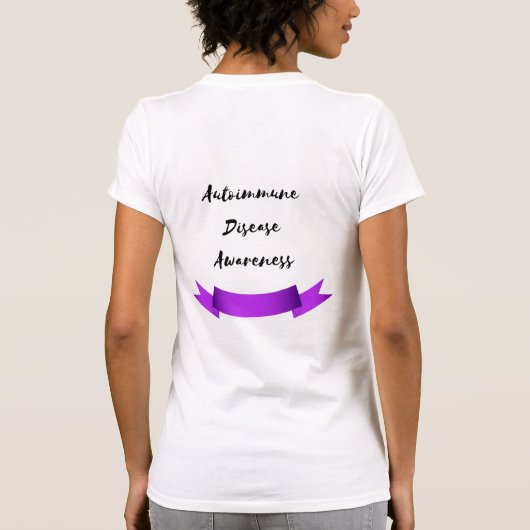 Autoimmune Disease Awareness T-shirt (Achterkant)