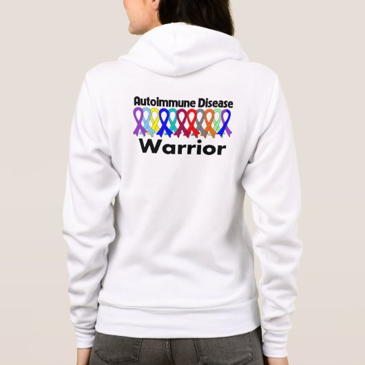 Autoimmune Disease Warrior Hoodie (Achterkant)