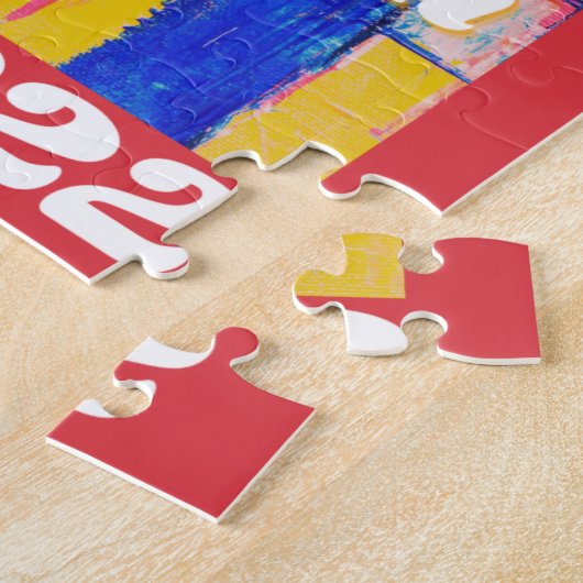 Autoimmune Encephalitis Awareness 2022 puzzle Legpuzzel (Zijkant)