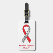 Autoimmune Encephalitis Warrior Bagagelabel (Voorkant verticaal)