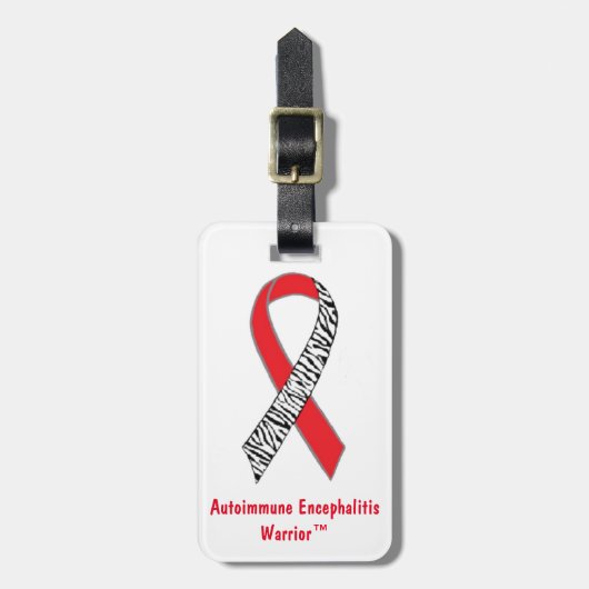 Autoimmune Encephalitis Warrior Bagagelabel (Voorkant verticaal)