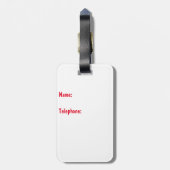 Autoimmune Encephalitis Warrior Bagagelabel (Achterkant verticaal)