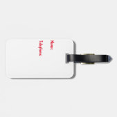 Autoimmune Encephalitis Warrior Bagagelabel (Achterkant horizontaal)