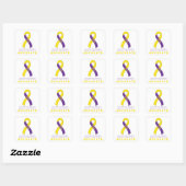 Autoimmune hepatitis Advocate White Square Sticker (Vel)