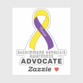 Autoimmune hepatitis Bewustmaking VinylSticker Sticker (Vel)