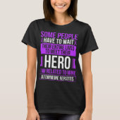 Autoimmune Hepatitis Ribbon Hepatitis Warrior T-shirt (Voorkant)