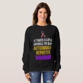 Autoimmune hepatitis Survivor Warrior 11 Trui (Voorkant volledig)