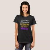 Autoimmune hepatitis Survivor Warrior 12 T-shirt (Voorkant volledig)