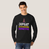 Autoimmune hepatitis Survivor Warrior 14 T-shirt (Voorkant volledig)