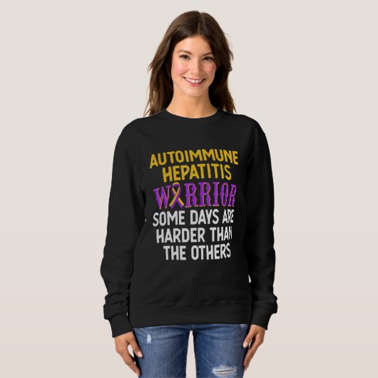 Autoimmune hepatitis Survivor Warrior 16 Trui (Voorkant volledig)