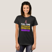 Autoimmune hepatitis Survivor Warrior 17 T-shirt (Voorkant volledig)