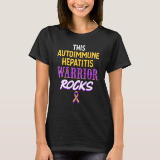 Autoimmune hepatitis Survivor Warrior 24 T-shirt