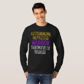 Autoimmune hepatitis Survivor Warrior 2 T-shirt (Voorkant volledig)