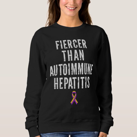 Autoimmune Hepatitis Survivor Warrior Trui (Voorkant)