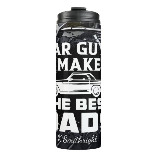 Autojongens maken beste vaders thermosbeker (Voorkant)