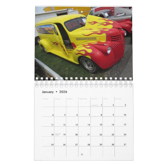 Autokalender 1 kalender (Jan 2026)