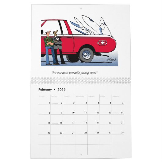 Autokalender Kalender (Feb 2026)
