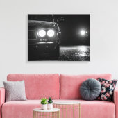 autokoplampen canvas afdruk (Insitu (Woonkamer))