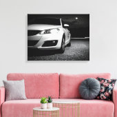 autokoplampen canvasprint canvas afdruk (Insitu (Woonkamer))