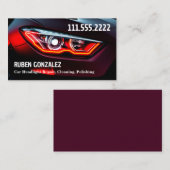 Autokoplampherstel eenzijdig visitekaartje (Voorkant / Achterkant)