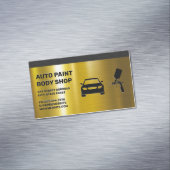 Autolakwerkplaats Magnetisch Visitekaartje (Voorbeeld)