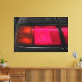 Autolamp in regen canvas afdruk (Insitu (Woonkamer))