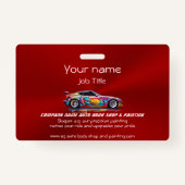 Autolichaamswinkel en precisie het schilderen badge (Voorkant)