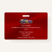 Autolichaamswinkel en precisie het schilderen badge (Achterkant)