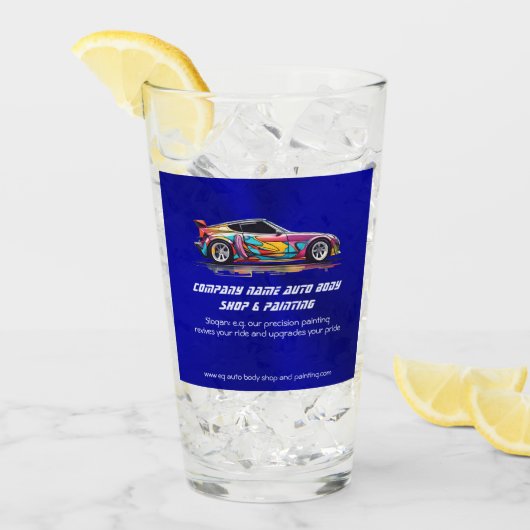 Autolichaamswinkel en precisie het schilderen glas (Voorkant ijs)