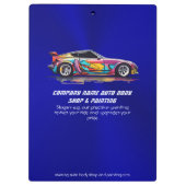 Autolichaamswinkel en precisie het schilderen klembord (Achterkant)